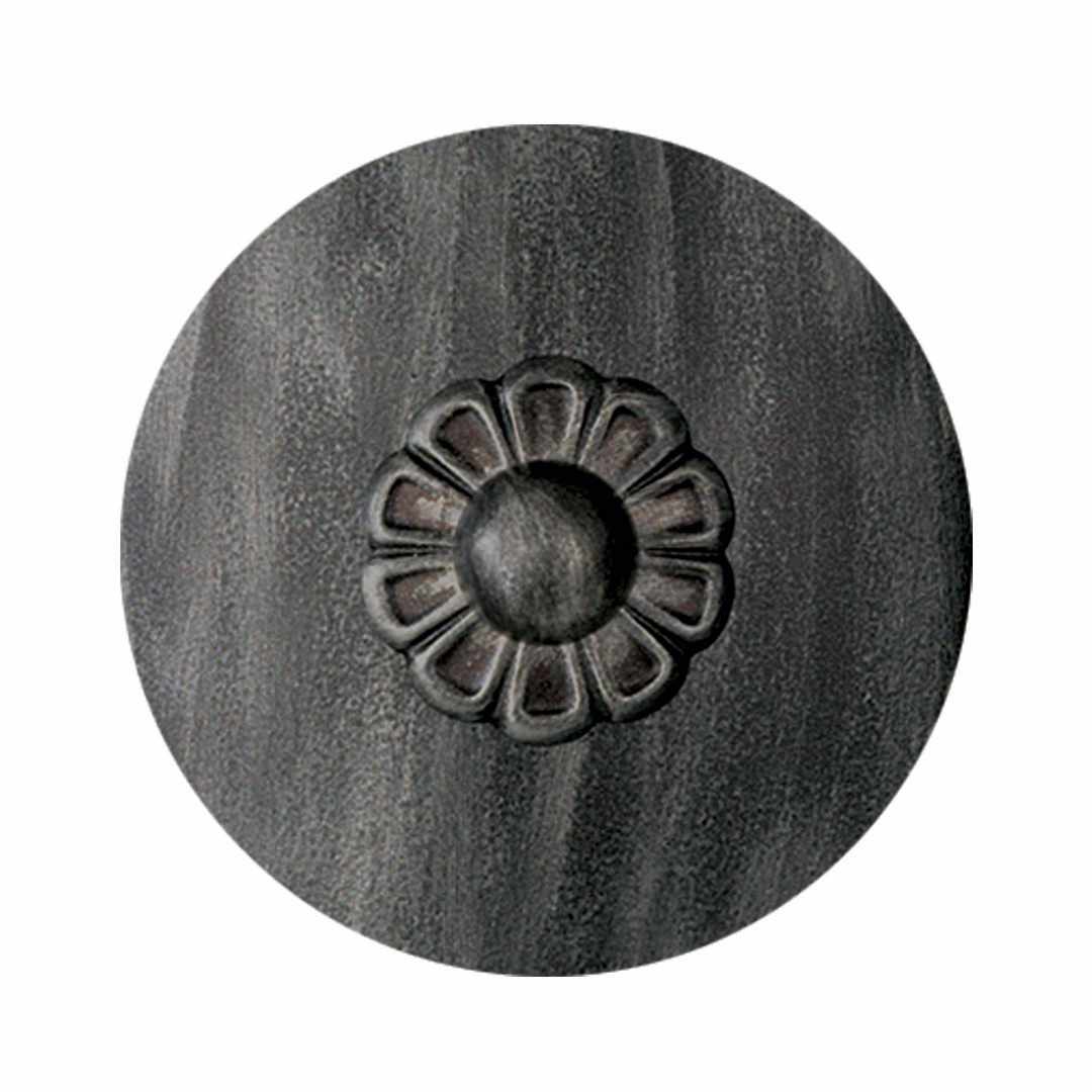 Renaissance 6 Light 20" Wide Semi-Flush Ceiling Fixture with Amethyst and Black Diamond Swarovski Rock Crystals