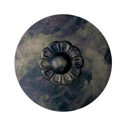 Renaissance 6 Light 20" Wide Semi-Flush Ceiling Fixture with Olivine and Smoke Topaz Swarovski Rock Crystals