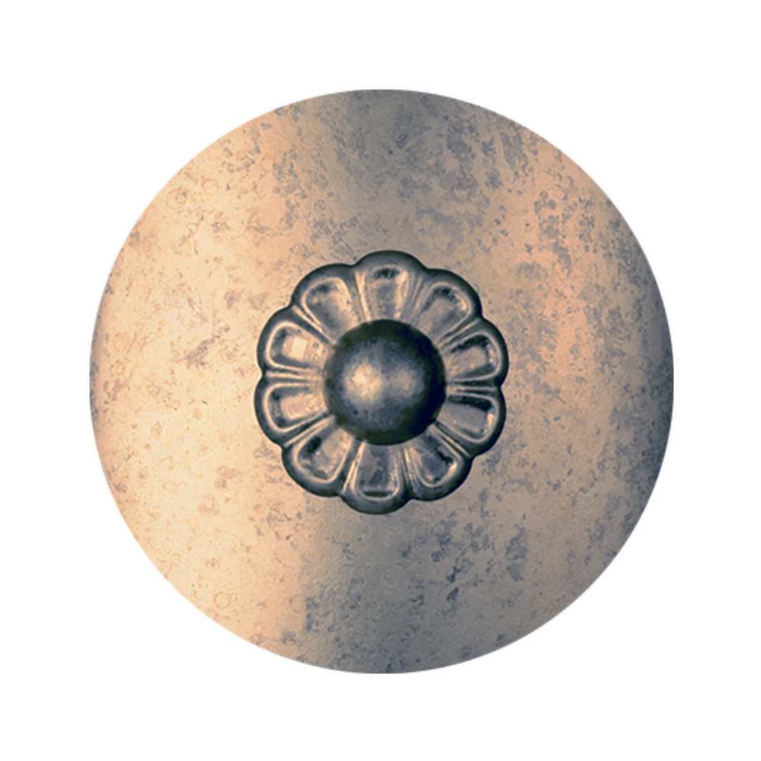 Renaissance 6 Light 20" Wide Semi-Flush Ceiling Fixture with Olivine and Smoke Topaz Swarovski Rock Crystals