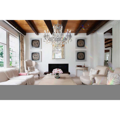 Sophia 12 Light 39" Wide Crystal Chandelier with Clear Optic Crystals