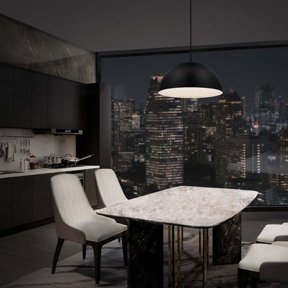 Stardust 23" Wide LED Pendant with Clear Optic Crystal