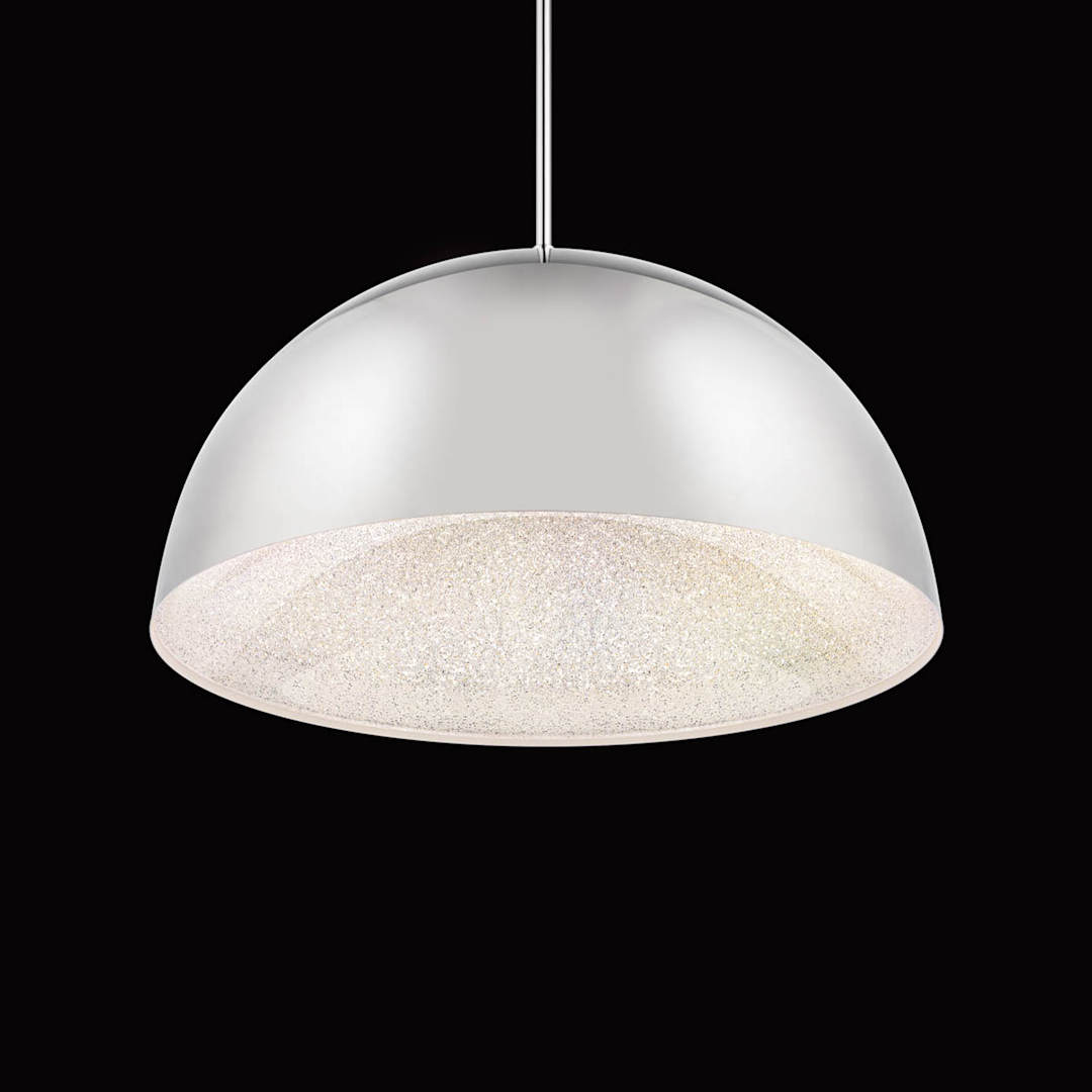 Stardust 23" Wide LED Pendant with Clear Optic Crystal