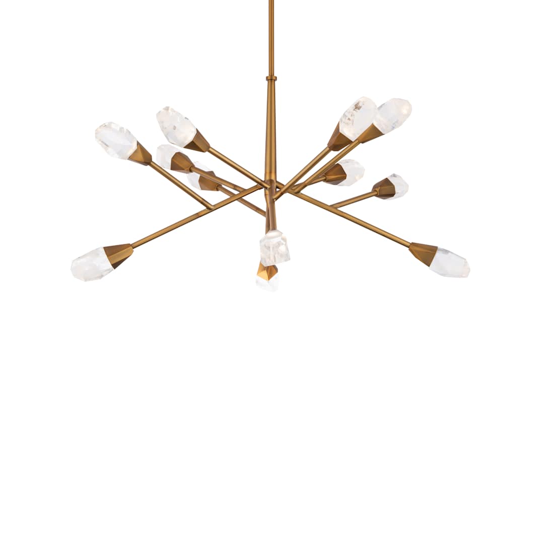 Synapse 32" Wide LED Crystal Pendant