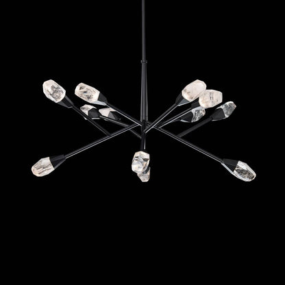 Synapse 32" Wide LED Crystal Pendant