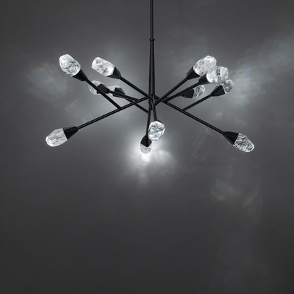Synapse 32" Wide LED Crystal Pendant