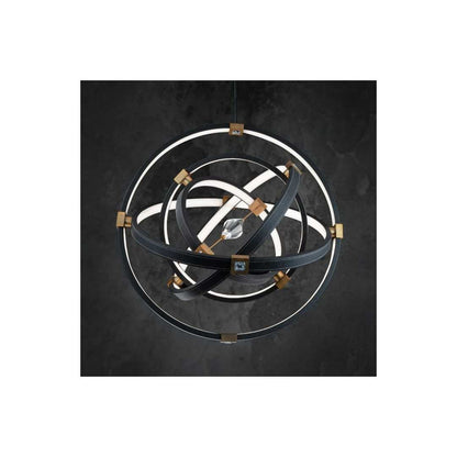 Atomic 37" Wide LED Crystal Pendant