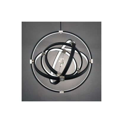 Atomic 37" Wide LED Crystal Pendant