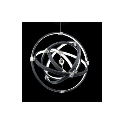 Atomic 37" Wide LED Crystal Pendant