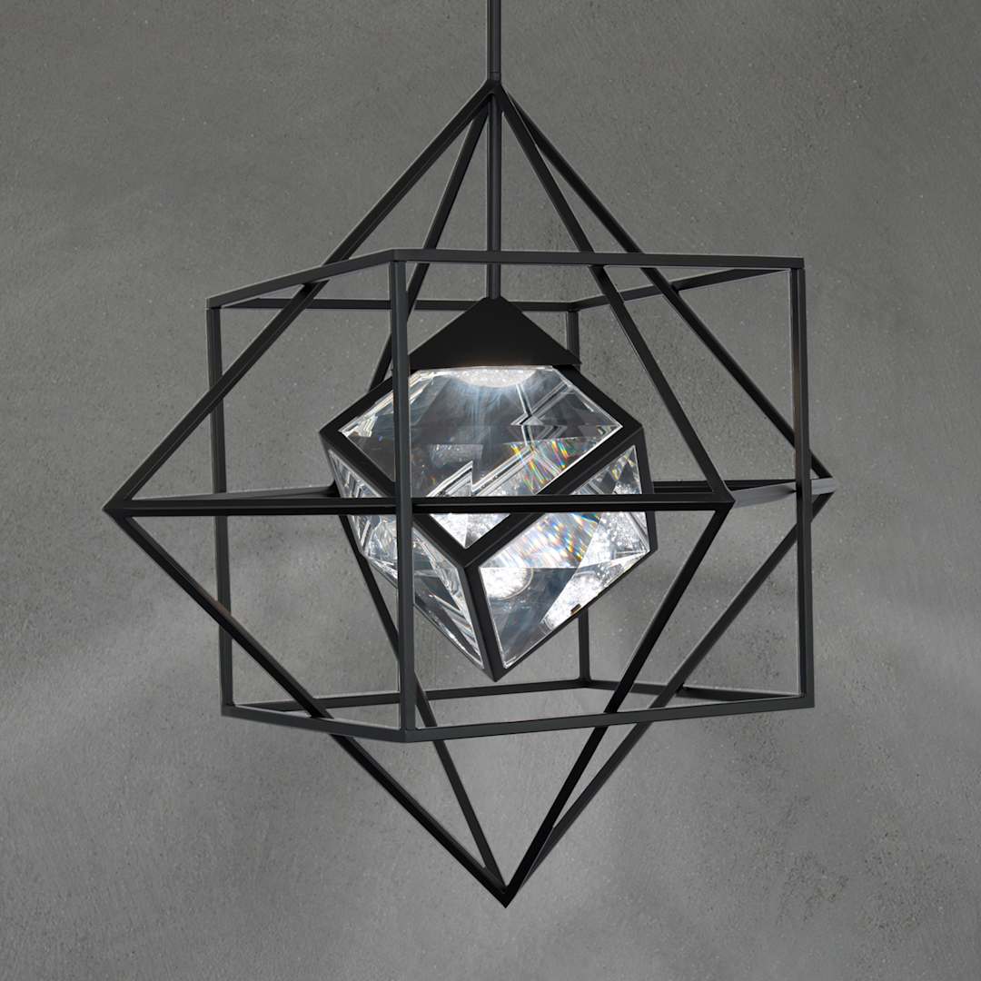 Heracles 38" Wide LED Crystal Pendant