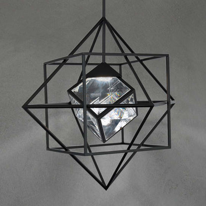 Heracles 38" Wide LED Crystal Pendant