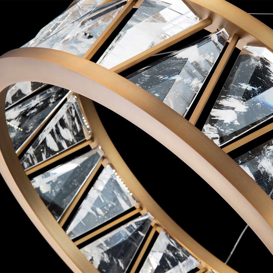 Corinth 33" Wide LED Crystal Pendant