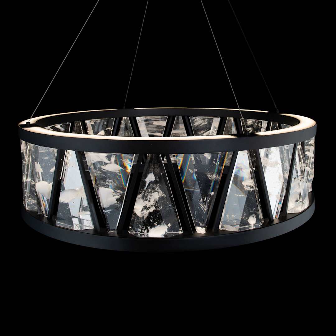 Corinth 33" Wide LED Crystal Pendant
