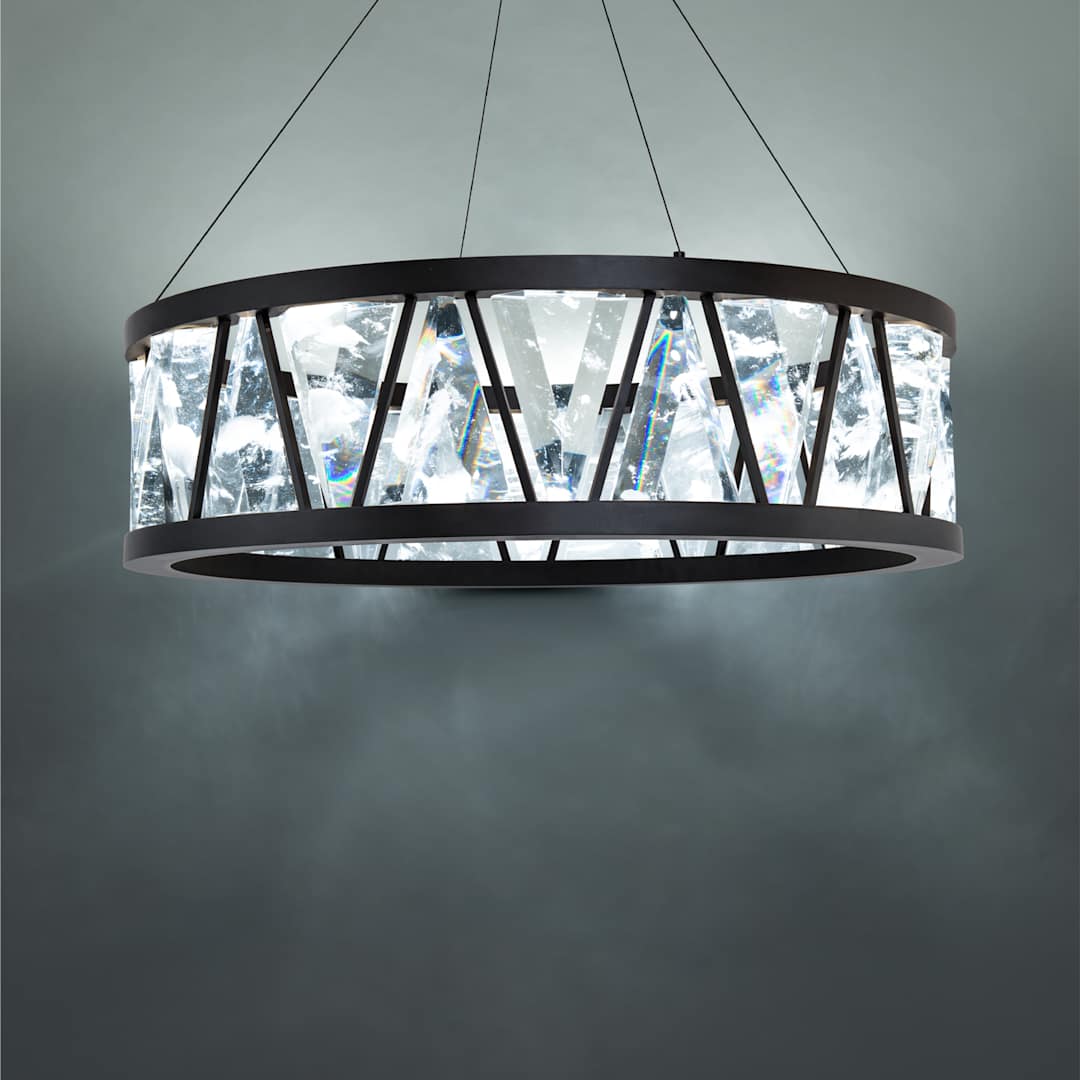 Corinth 33" Wide LED Crystal Pendant