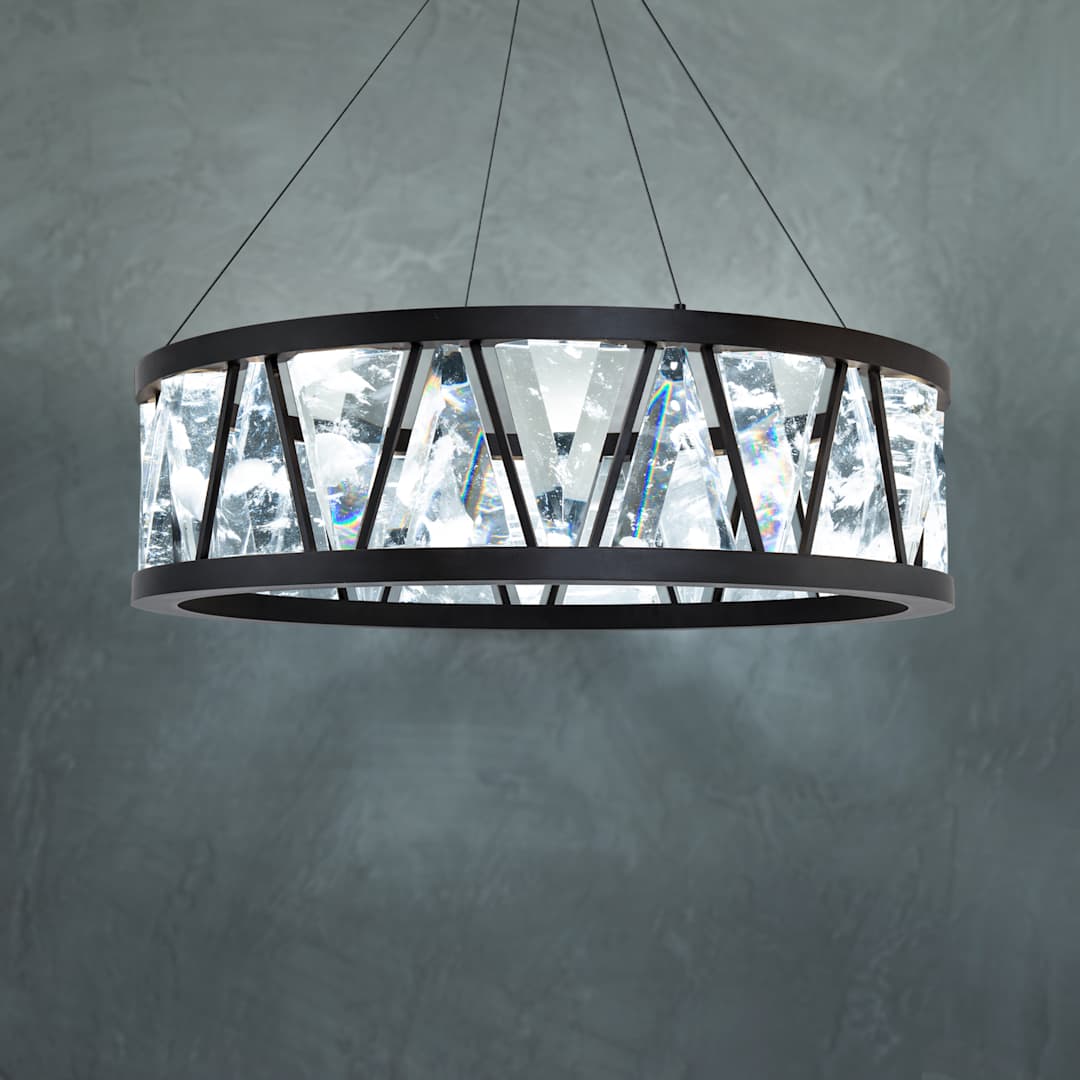 Corinth 33" Wide LED Crystal Pendant