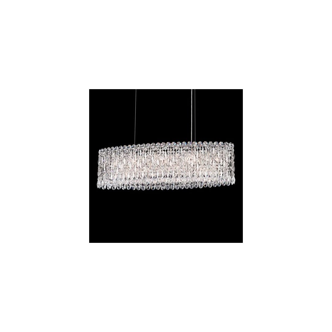 Sarella 12 Light 36" Wide Crystal Linear Pendant with Swarovski Crystals