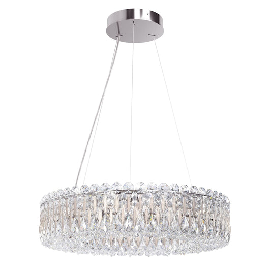 Sarella 12 Light 24" Wide Crystal Pendant with Heritage Crystals
