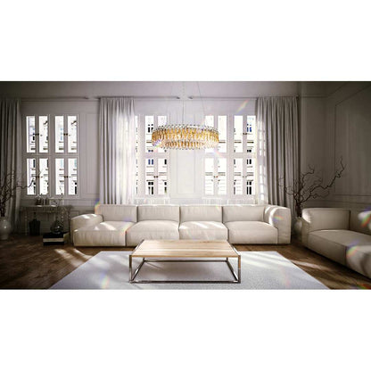 Sarella 12 Light 24" Wide Crystal Pendant with Swarovski Crystals