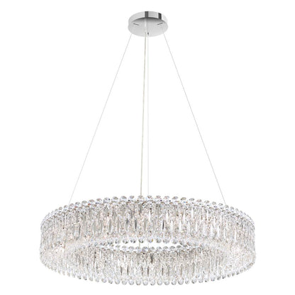 Sarella 18 Light 36" Wide Crystal Pendant with Heritage Crystals
