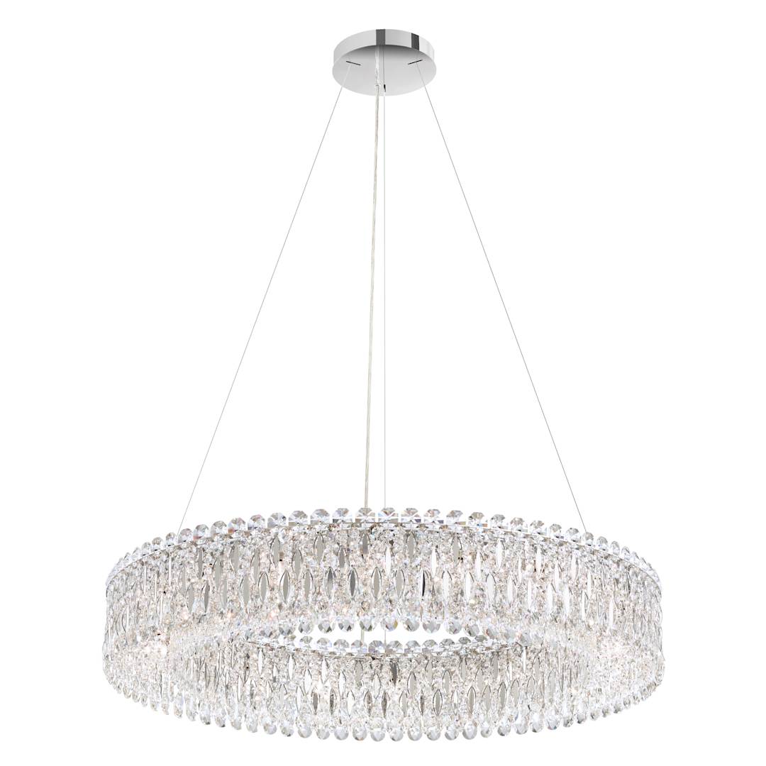 Sarella 18 Light 36" Wide Crystal Pendant with Swarovski Crystals