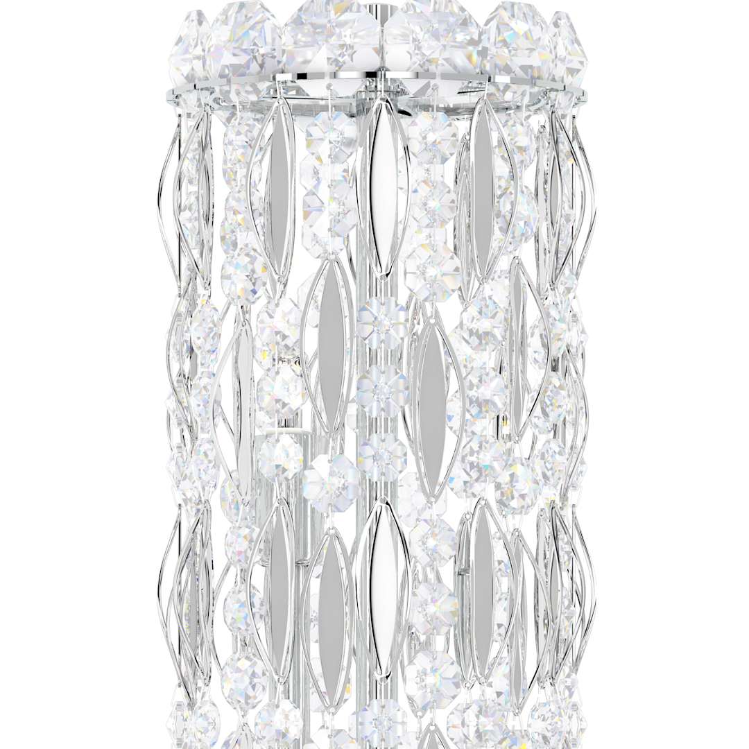 Sarella 27 Light 48" Wide Crystal Pendant with Heritage Crystals