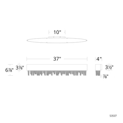 Soleil 8" Tall LED Wall Sconce