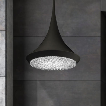 Verita 18" Wide LED Crystal Pendant