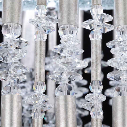 Tahitian 48" Wide LED Crystal Linear Chandelier