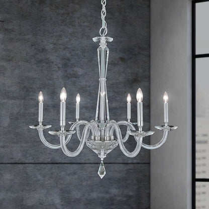 Habsburg 6 Light 30" Wide Taper Candle Style Chandelier