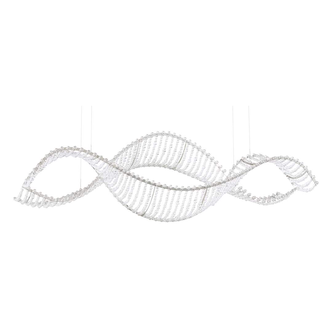 Alon 41" Wide LED Crystal Chandelier - with Swarovski Crystal