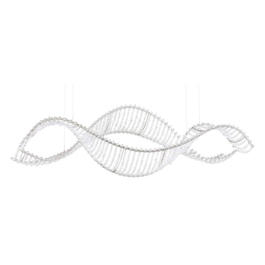 Alon 41" Wide LED Crystal Chandelier - with Swarovski Crystal