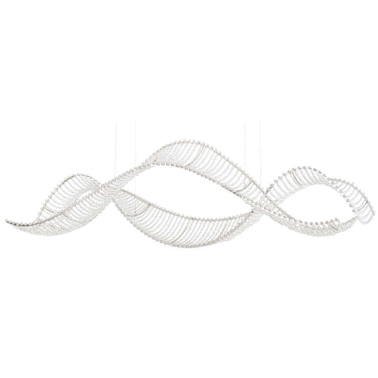 Alon 60" Wide LED Crystal Chandelier - with Swarovski Crystal