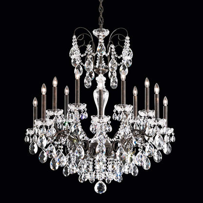 Sonatina 14 Light 35" Wide Crystal Chandelier with Clear Swarovski Heritage Crystals