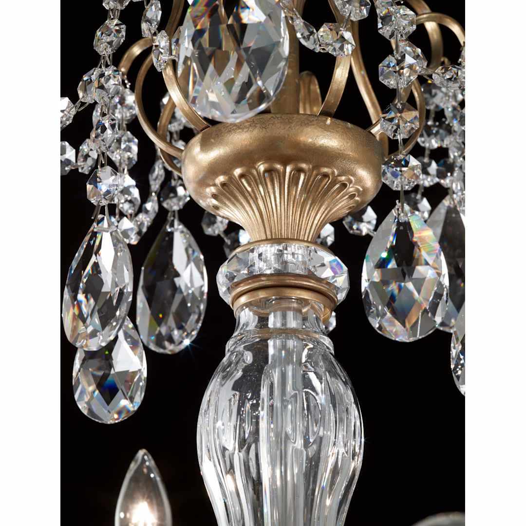 Sonatina 2 Light 17" Tall Wall Sconce with Clear Swarovski Crystals