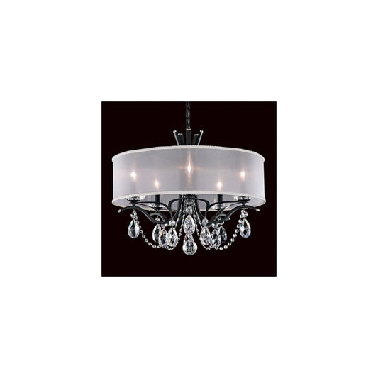 Vesca 5 Light 24" Wide Crystal Chandelier with Clear Swarovski Heritage Crystals