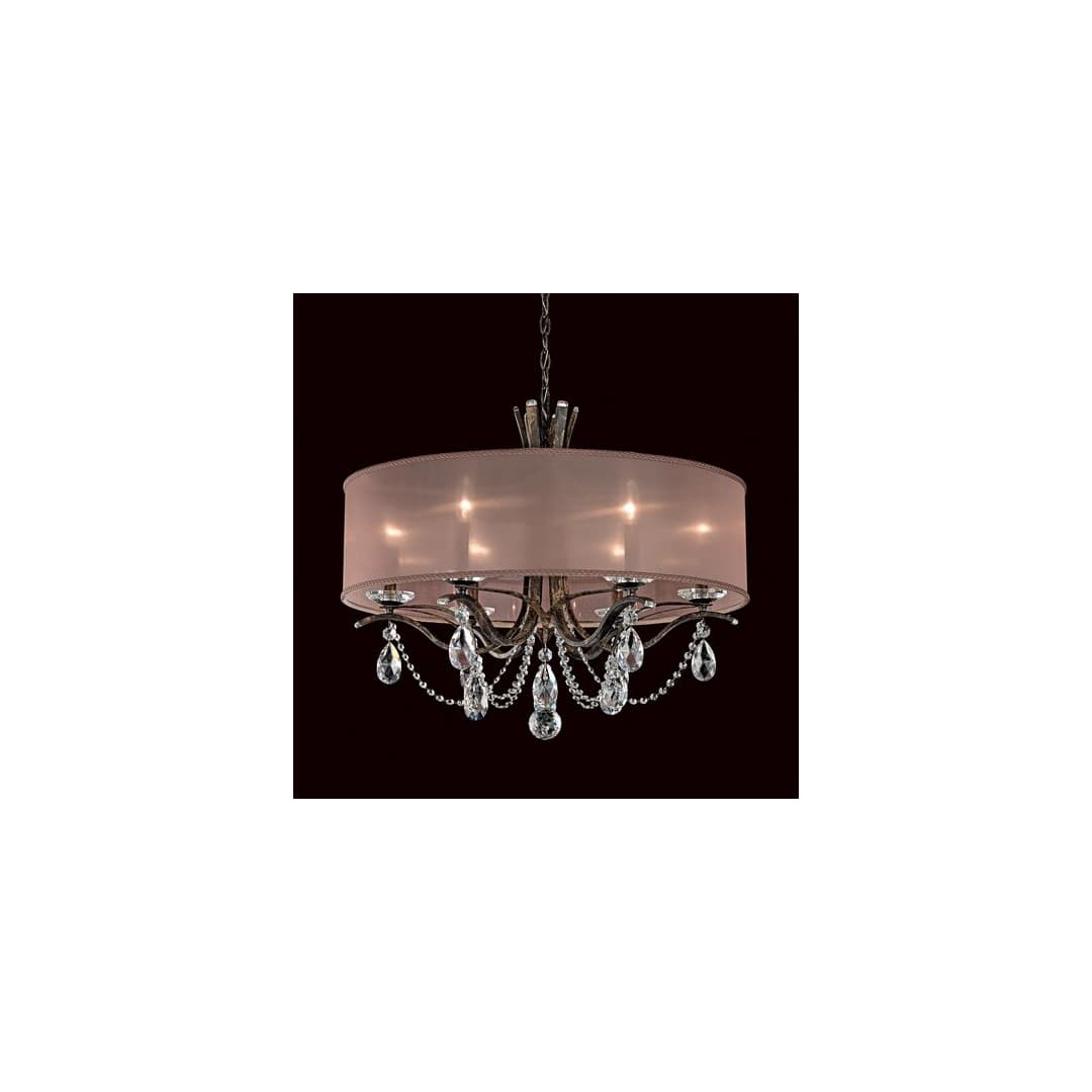 Vesca 6 Light 28" Wide Crystal Chandelier with Clear Swarovski Heritage Crystals
