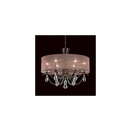Vesca 6 Light 28" Wide Crystal Chandelier with Clear Swarovski Heritage Crystals