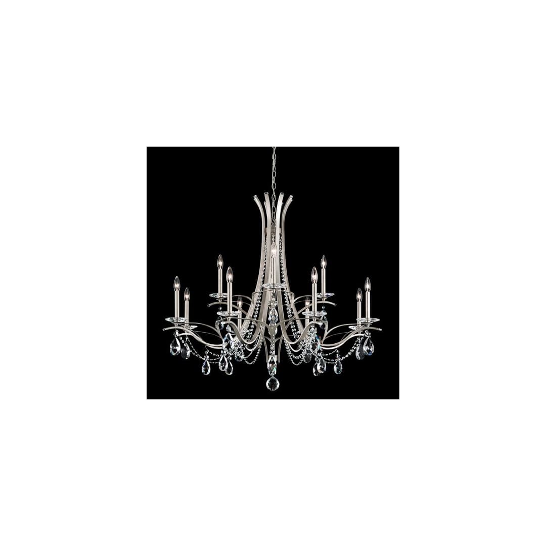 Vesca 12 Light 45" Wide Crystal Pendant with Heritage Crystals