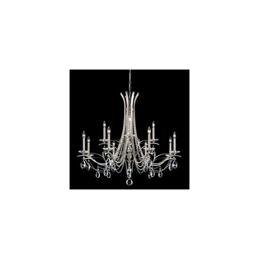 Vesca 12 Light 45" Wide Crystal Pendant with Heritage Crystals