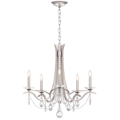 Vesca 5 Light 29" Wide Crystal Chandelier with Heritage Crystals