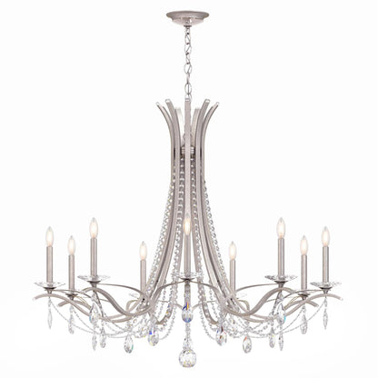 Vesca 9 Light 45" Wide Crystal Chandelier with Heritage Crystals