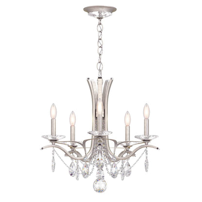 Vesca 5 Light 23" Wide Crystal Chandelier with Heritage Crystals