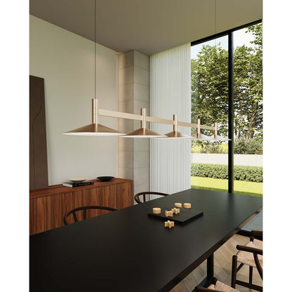 Systema Staccato 57" Wide LED Commercial Linear Pendant