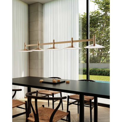 Systema Staccato 57" Wide LED Commercial Linear Pendant