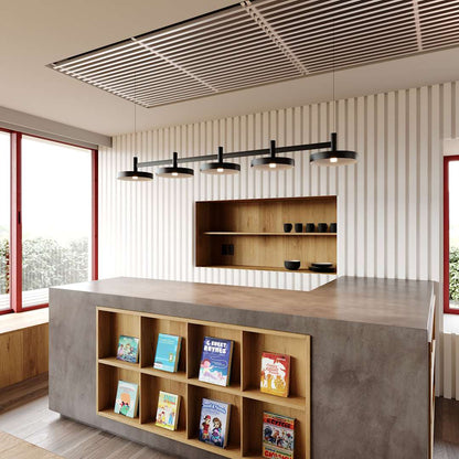 Systema Staccato 57" Wide LED Commercial Linear Pendant