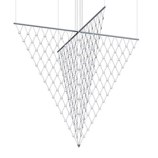 Constellation Galaxy Matrix 4 Light 78" Wide LED Suspension Multi Light Pendant