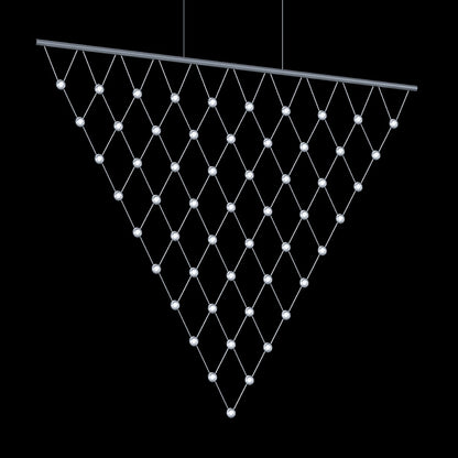 Constellation Galaxy Matrix 72" Wide LED Suspension Multi Light Pendant