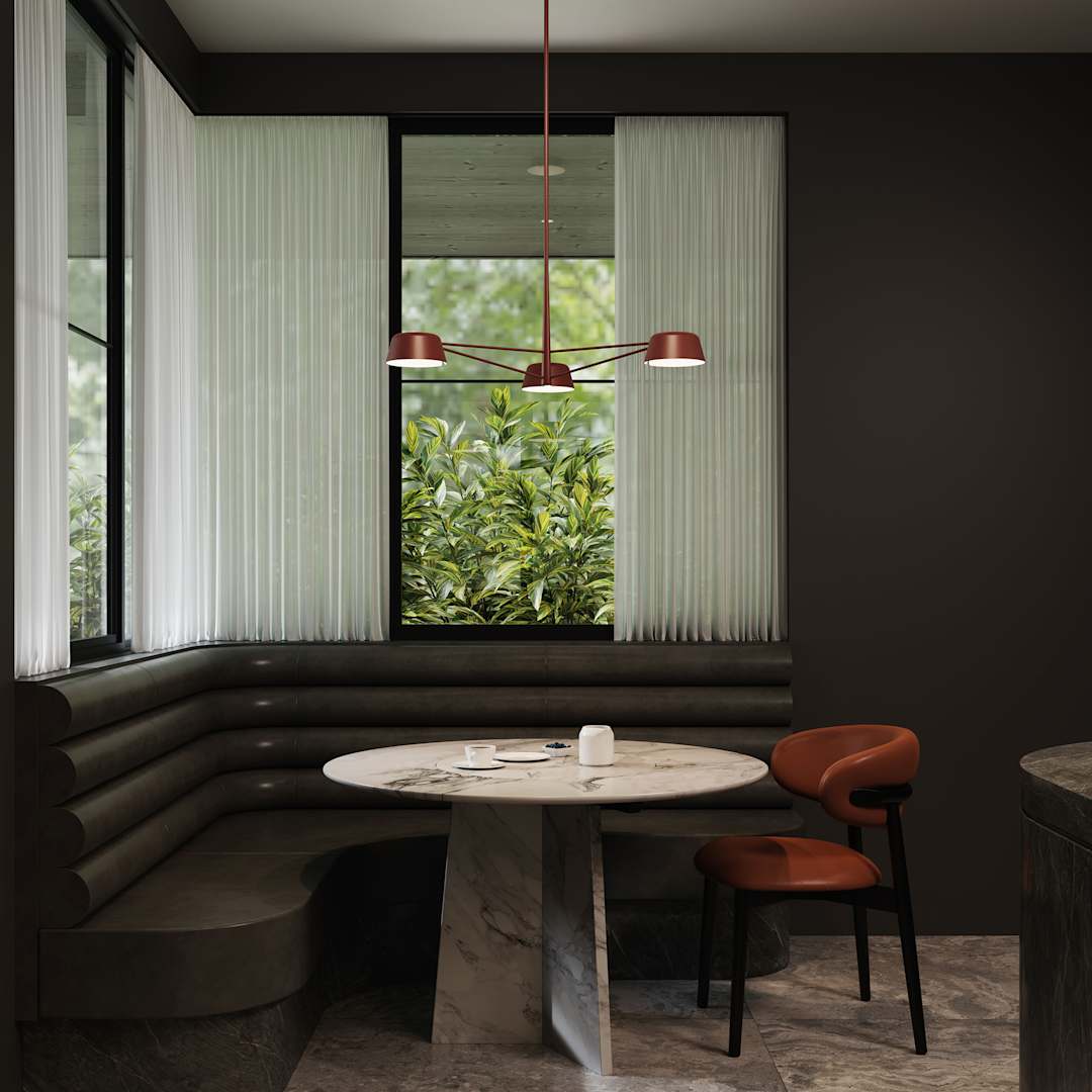 Ray 36" Wide LED Round Chandelier