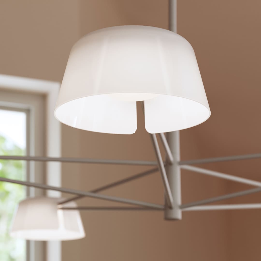 Ray 45" Wide LED Round Chandelier