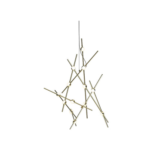 Constellation Aquila Minor 13 Light 26" Wide LED Abstract Multi Light Pendant