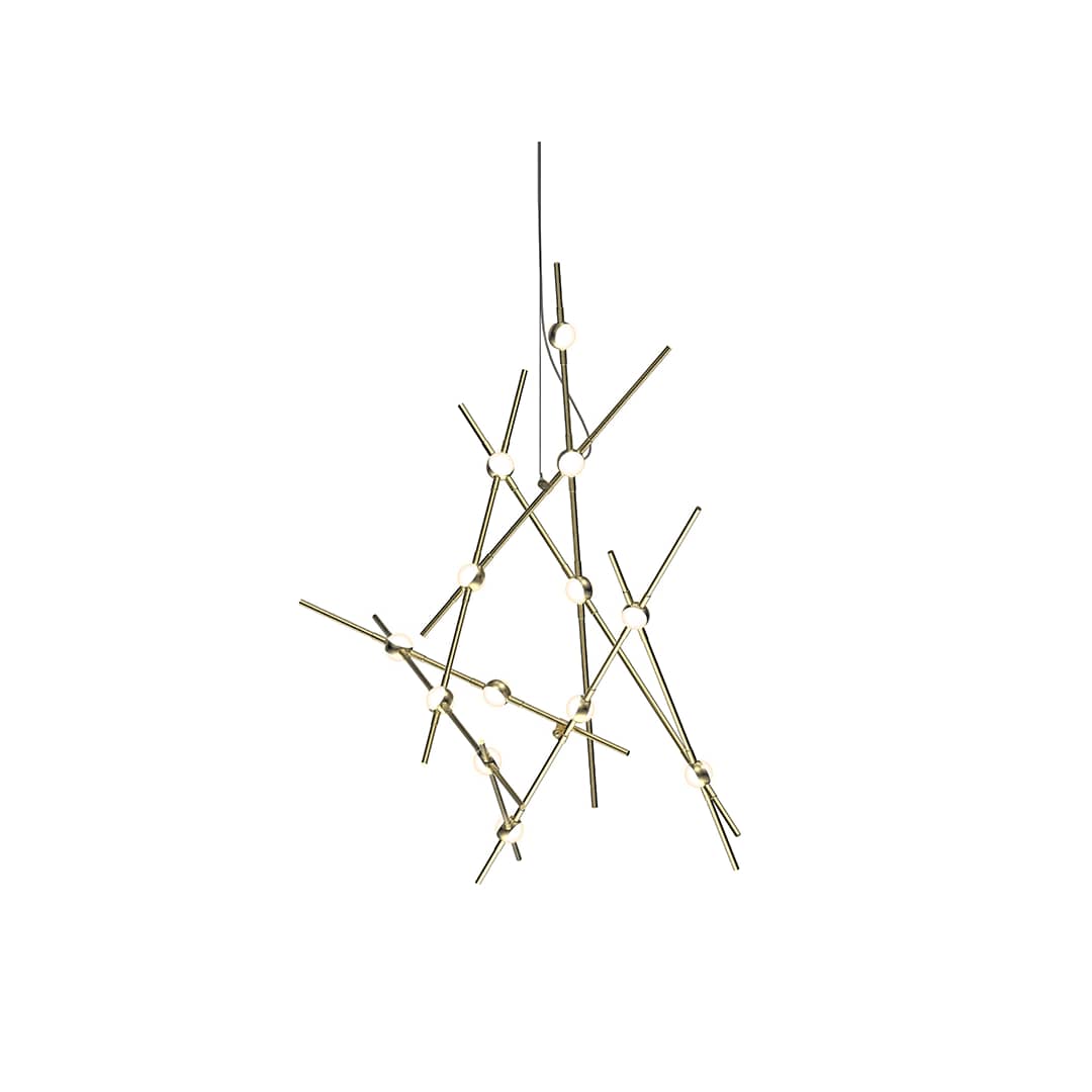 Constellation Aquila Minor 13 Light 26" Wide LED Abstract Multi Light Pendant